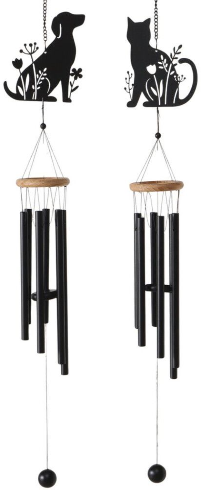 Tuulikello 90 cm musta lajitelma