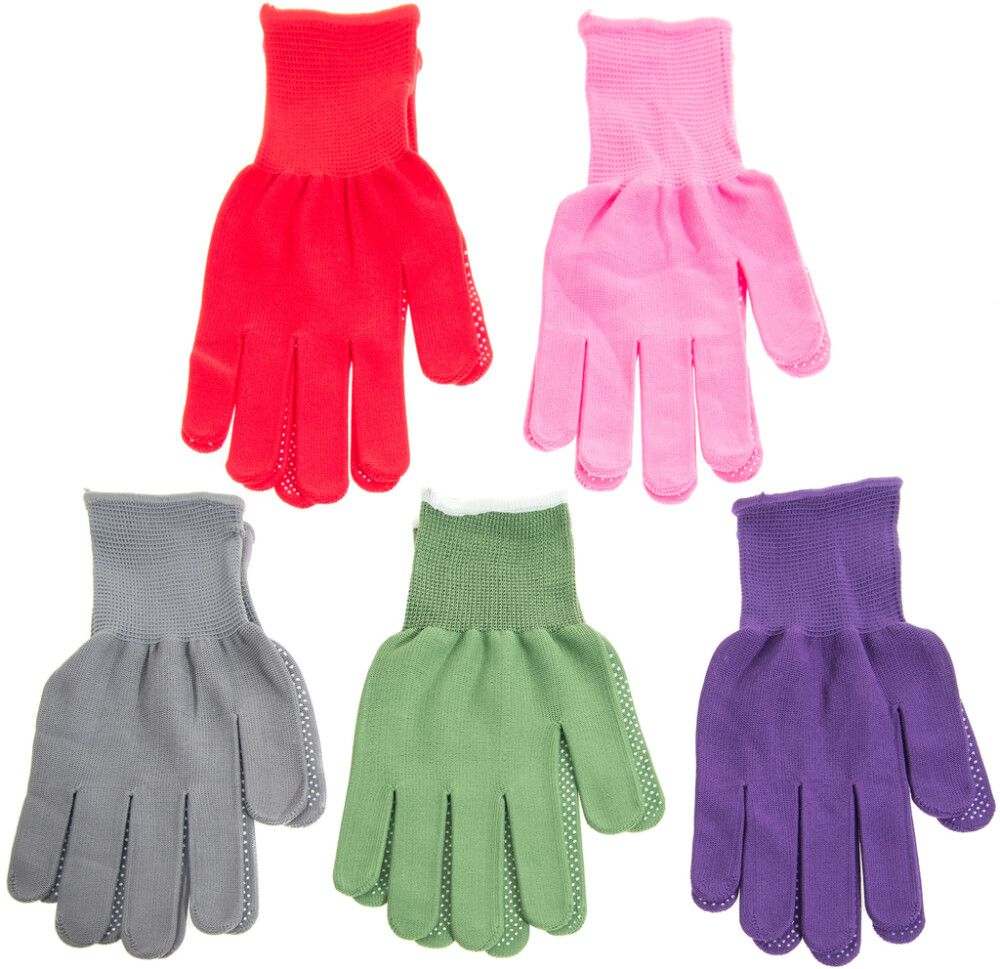Puutarhakäsine moniväri 5 paria koko 8