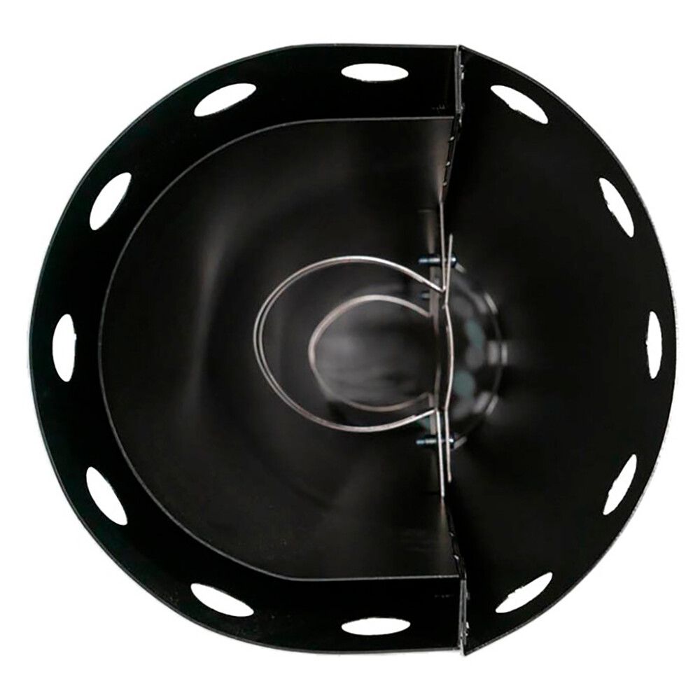 Hormisuojan etuosa Narvi musta Ø 25 cm