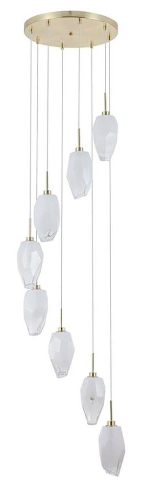 Riippuvalaisin Searchlight Rocky 8-os messinki ⌀ 46 cm