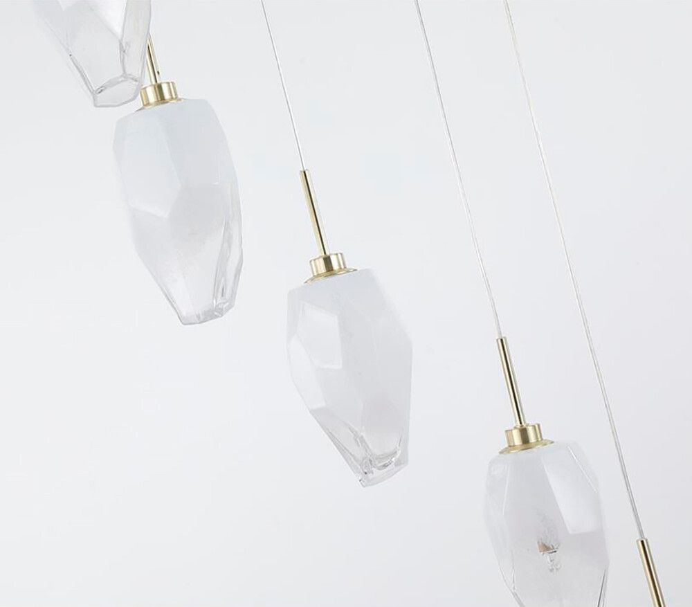 Riippuvalaisin Searchlight Rocky 8-os messinki ⌀ 46 cm