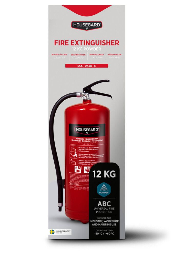 Jauhesammutin Housegard PE12HR-A 12 kg