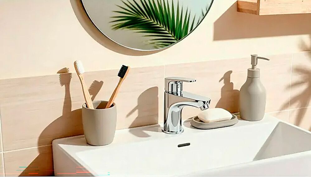 Saippua-annostelija Venus Flakoni beige 19,3 cm