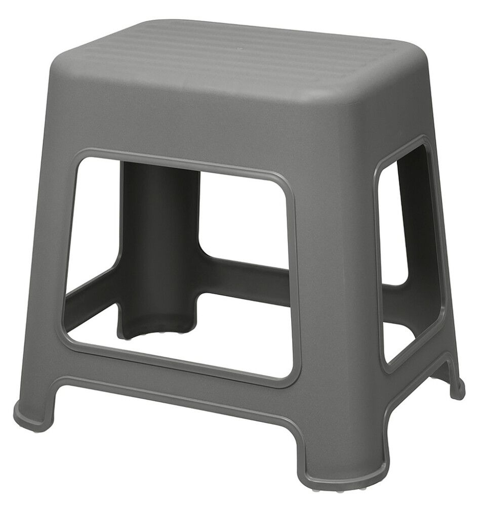 Korkea jakkara Orthex kivenharmaa 36 x 46 x 43 cm