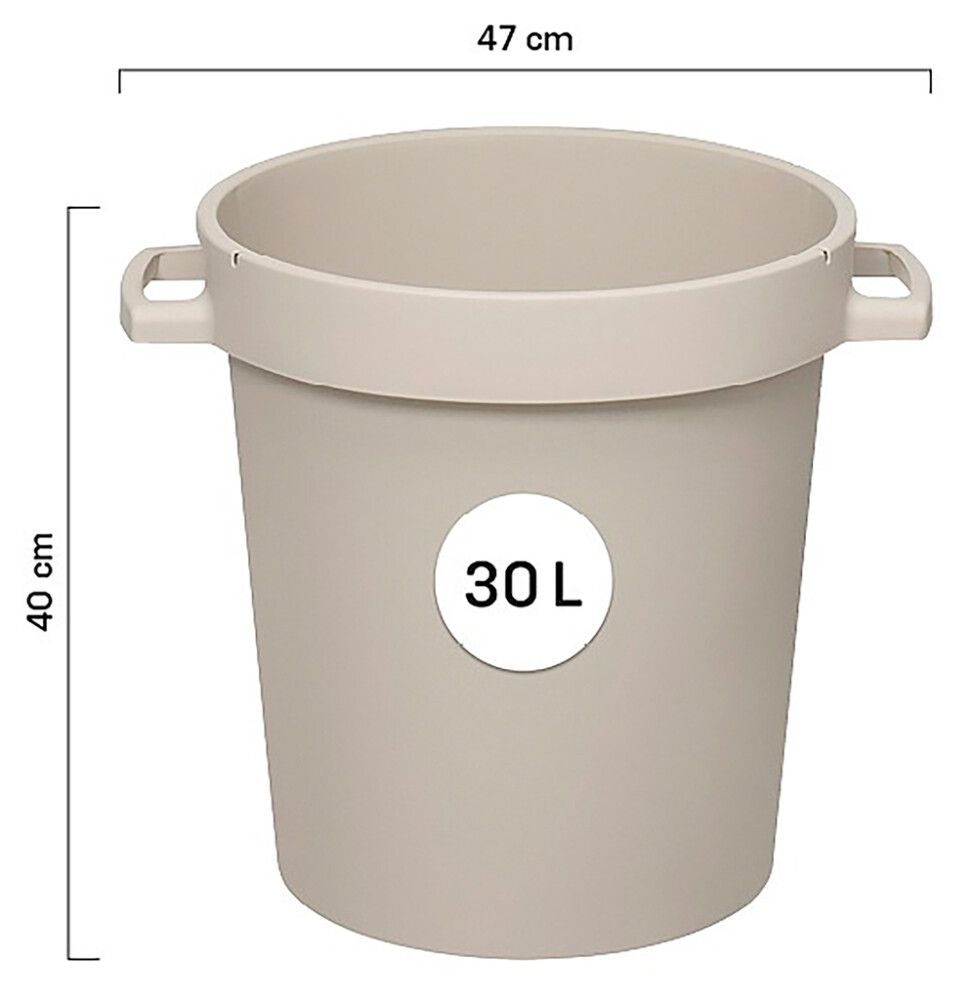 Vesisaavi Orthex hiekanharmaa 30 l