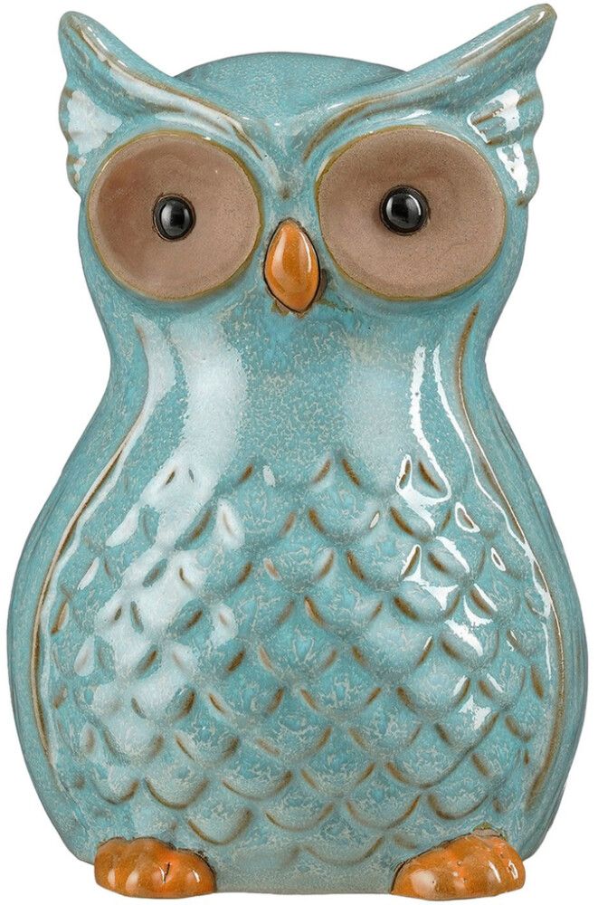 Puutarhapatsas pöllö 13 x 19 cm lajitelma