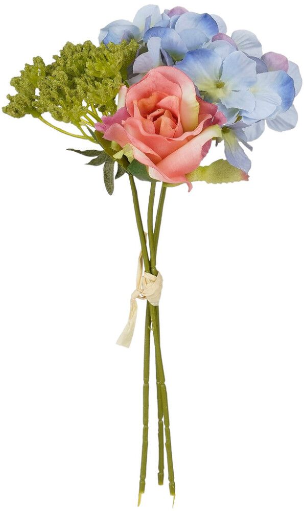 Silkkikasvi Ruusu-Hortensia kimppu lajitelma