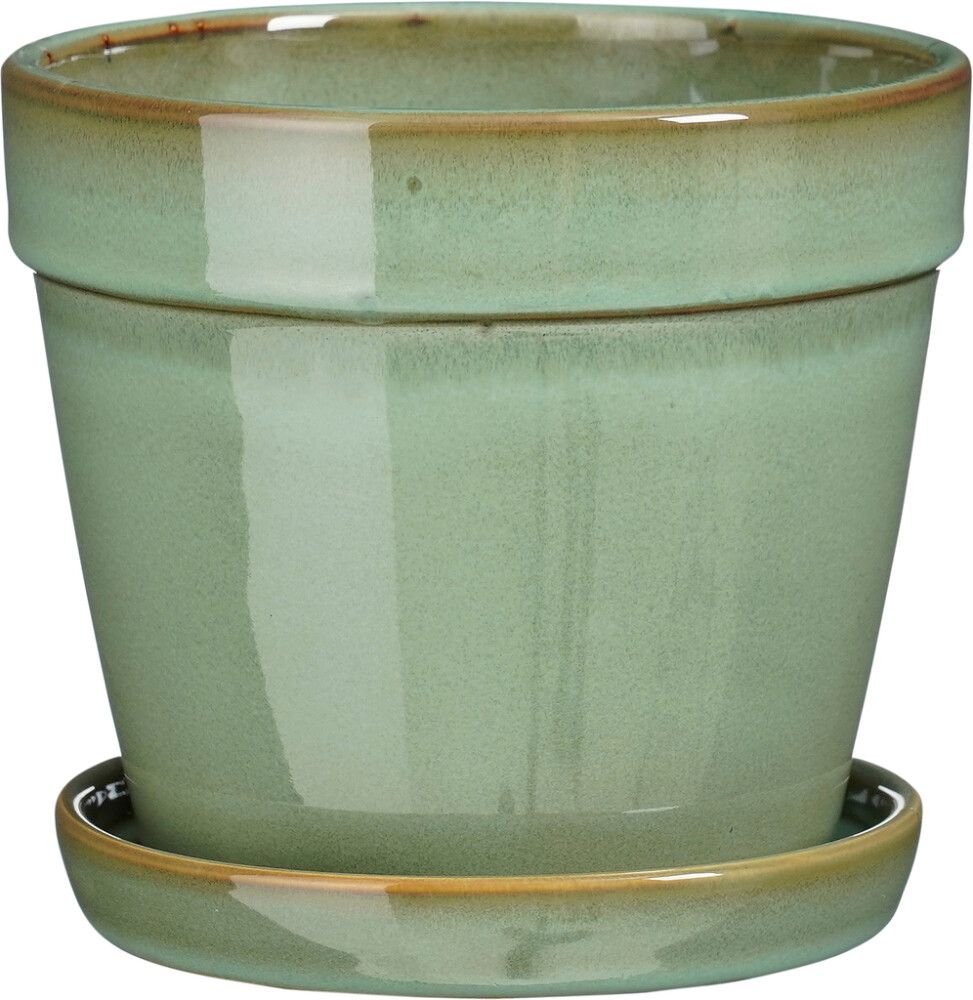 Suojaruukku Clint aluslautasella 15 cm mintunvihreä