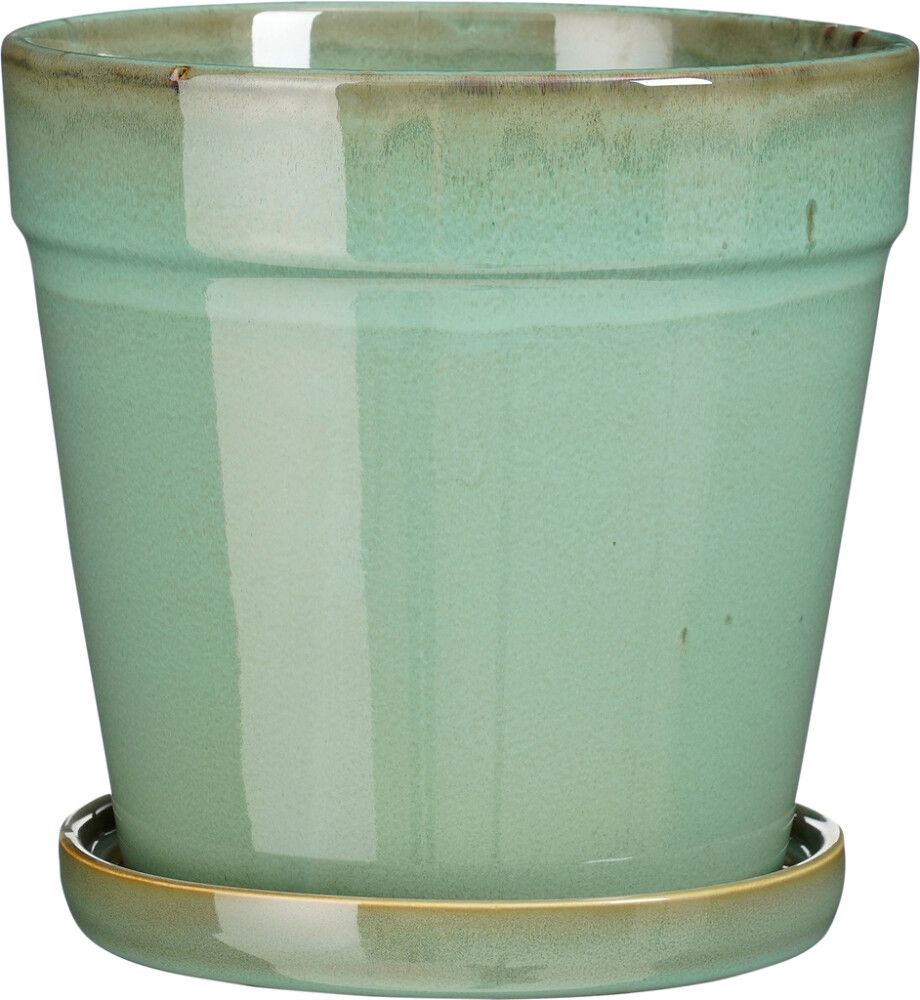 Suojaruukku Clint aluslautasella 20 cm mintunvihreä