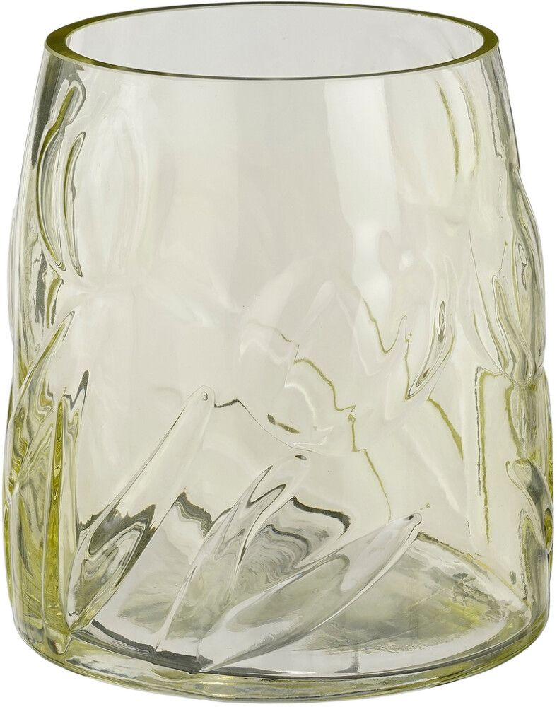 Lasimaljakko Yvette 16 x 18 cm keltainen