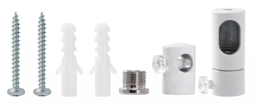 Lampunripustin vedonpoistolla HehQ valkoinen 7-os