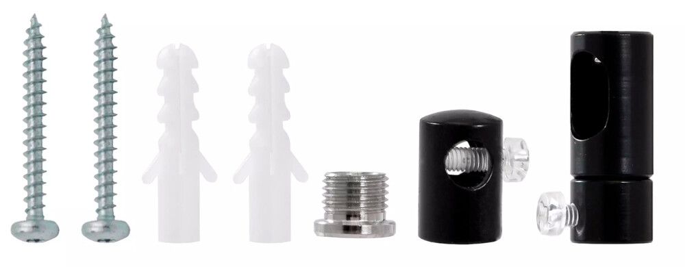 Lampunripustin vedonpoistolla HehQ musta 7-os