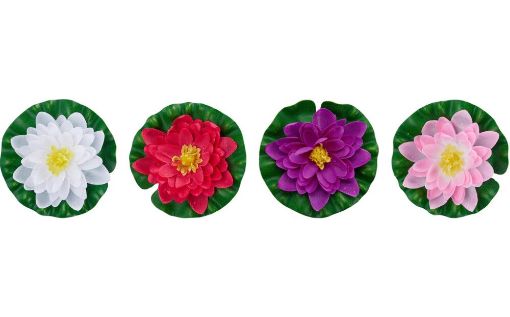 Koristekukka kelluva 14 cm lajitelma