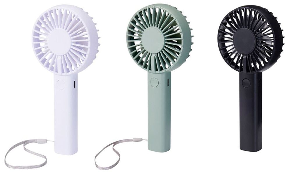 Käsituuletin 8 x 2,5 x 18,5 cm, värilajitelma