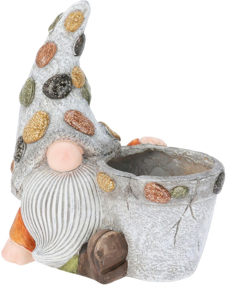 Puutarhapatsas tonttu ruukulla lajitelma