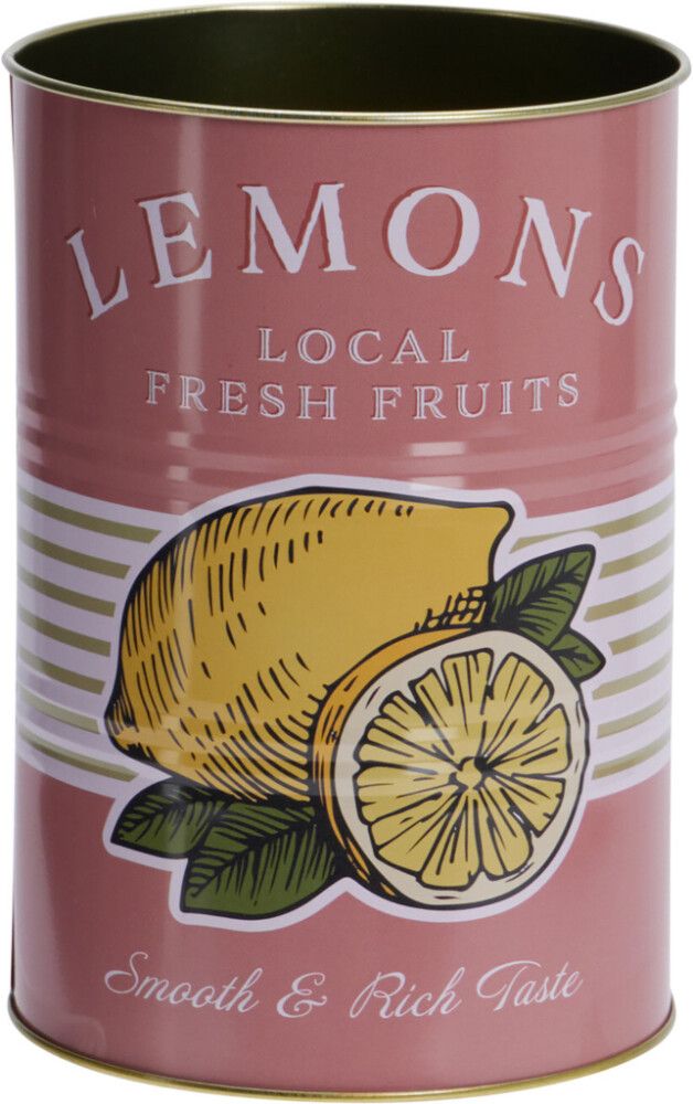 Metallipurkki Koopman Sitruuna 11,2 x 16 cm