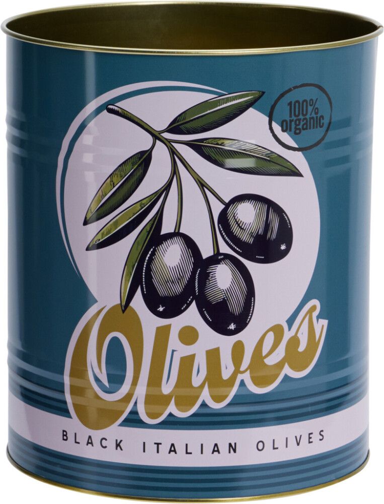 Metallipurkki Koopman Oliivi 17 x 19,8 cm