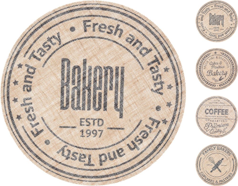 Tabletti Ø 38 cm lajitelma