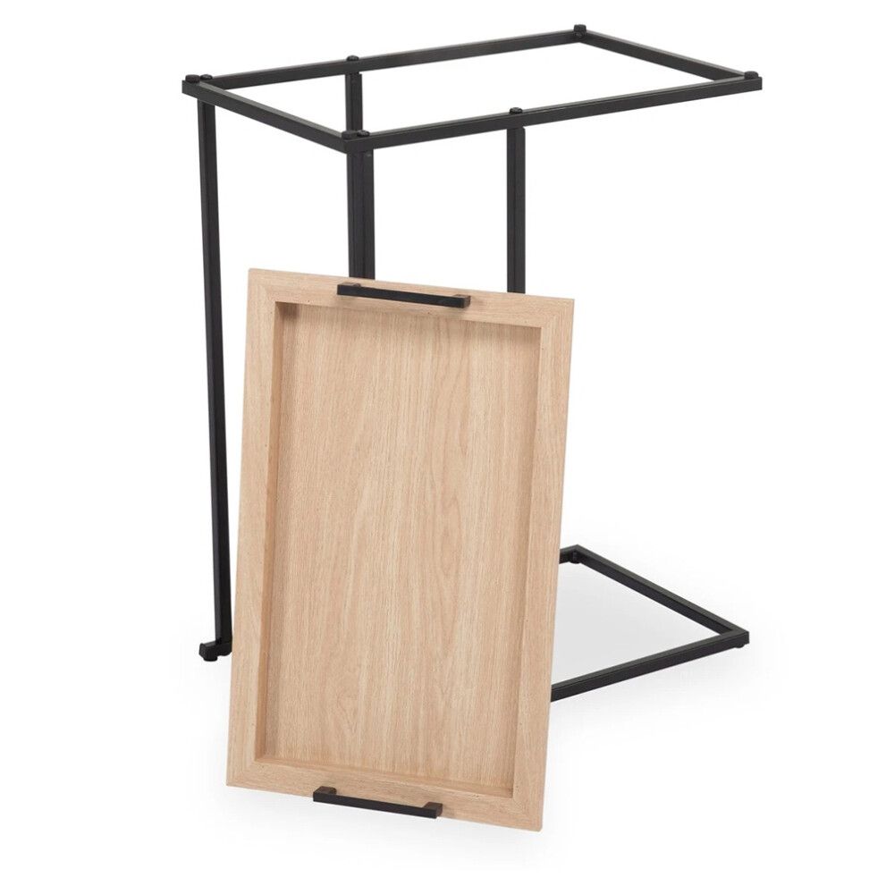 Sivupöytä tarjottimella 45 x 28 x 59 cm