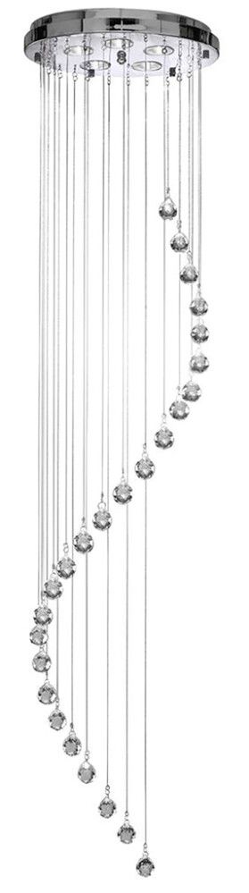 Riippuvalaisin Searchlight Hallway 5-os kromi ⌀ 30 cm