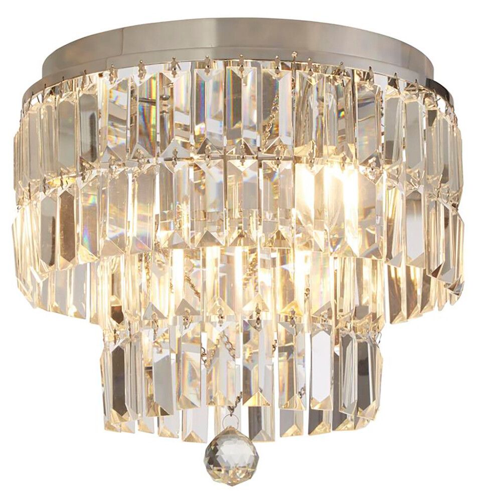 Kattovalaisin Searchlight Empire 4-os kromi ⌀ 34 cm IP44