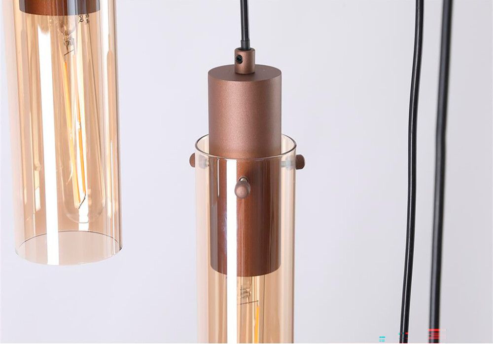 Riippuvalaisin Searchlight Sweden II 8-os ruskea ⌀ 42 cm