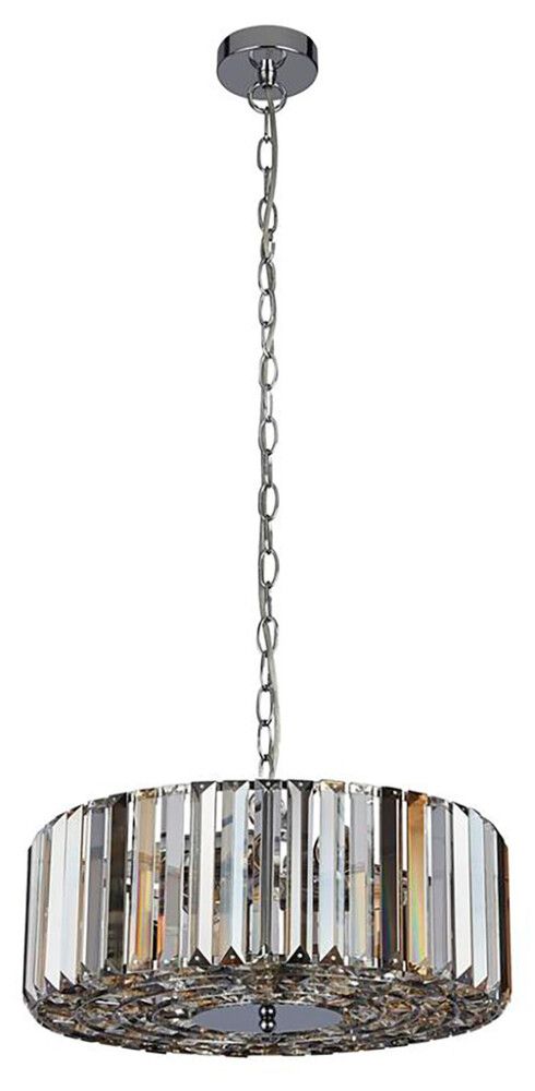 Riippuvalaisin Searchlight Chapeau 5-os kromi ⌀ 50 cm