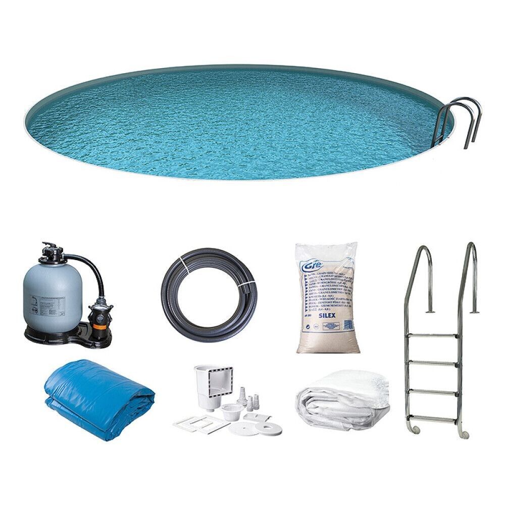 Upotettava uima-allas Swim & Fun pyöreä Ø420 x 150 cm