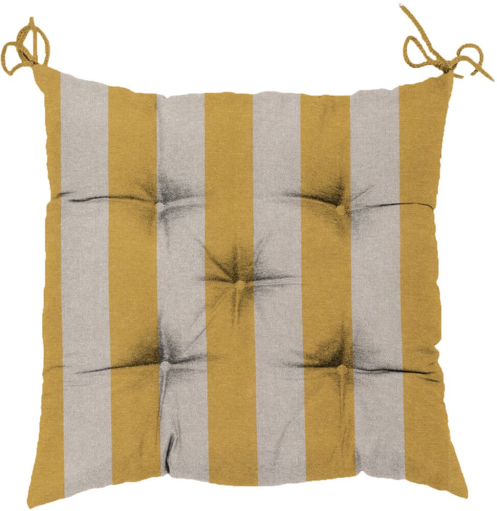 Istuintyyny Madison Amora 40 x 40 x 6 cm keltainen