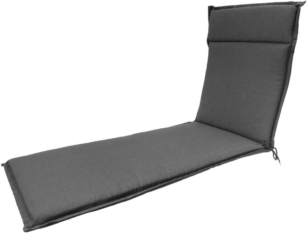 Aurinkotuolin pehmuste Madison Panama 60 x 190 x 5 cm harmaa