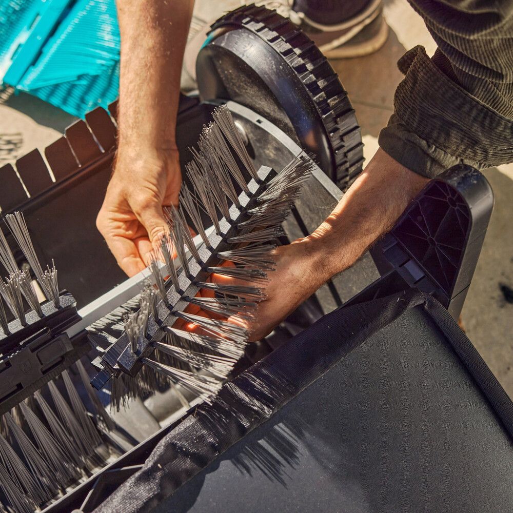 Harjasarja Gardena lehtienkerääjään