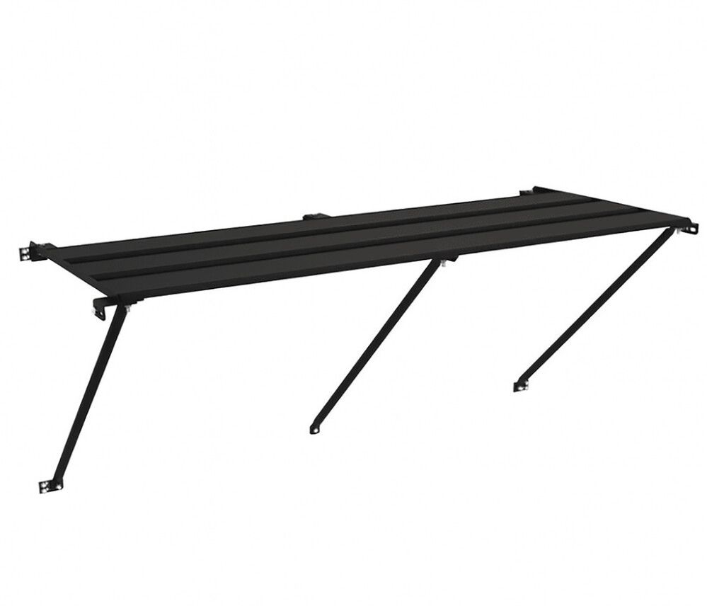 Kasvihuonehylly Strömsö musta 1200 x 325 mm