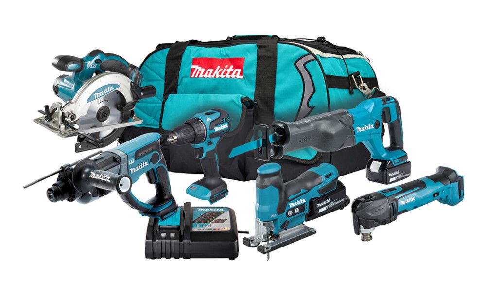Akkukonesarja Makita LXT DLX6134TX1