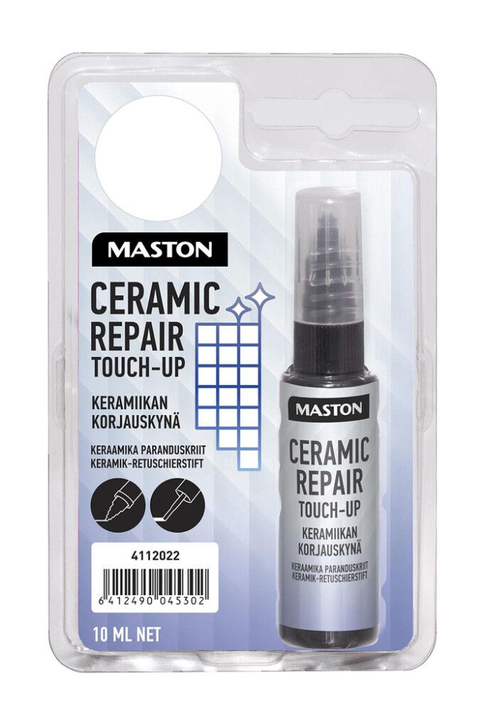 Keramiikan korjauskynä Maston Touch-up valkoinen 10 ml