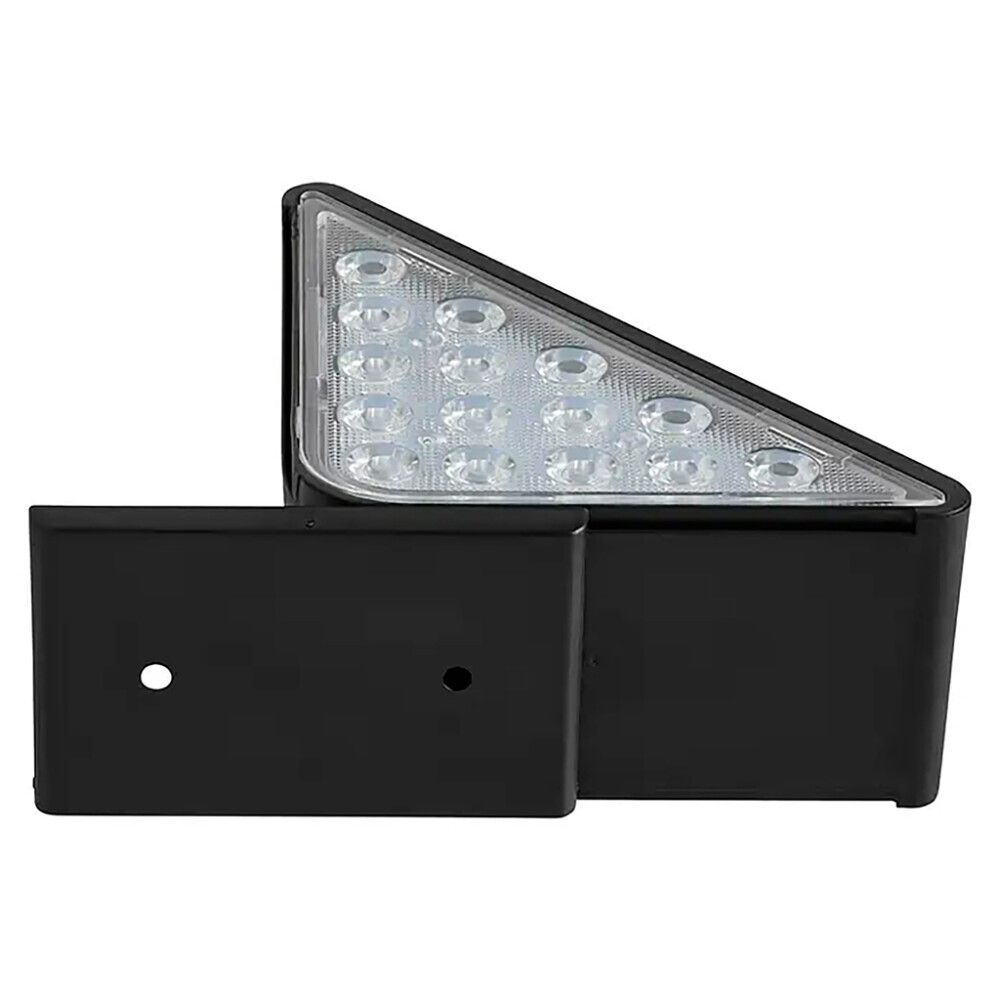 Solar porrasvalo BAUHAUS musta 9 x 9 x 4,8 cm IP54 2 kpl/pkt