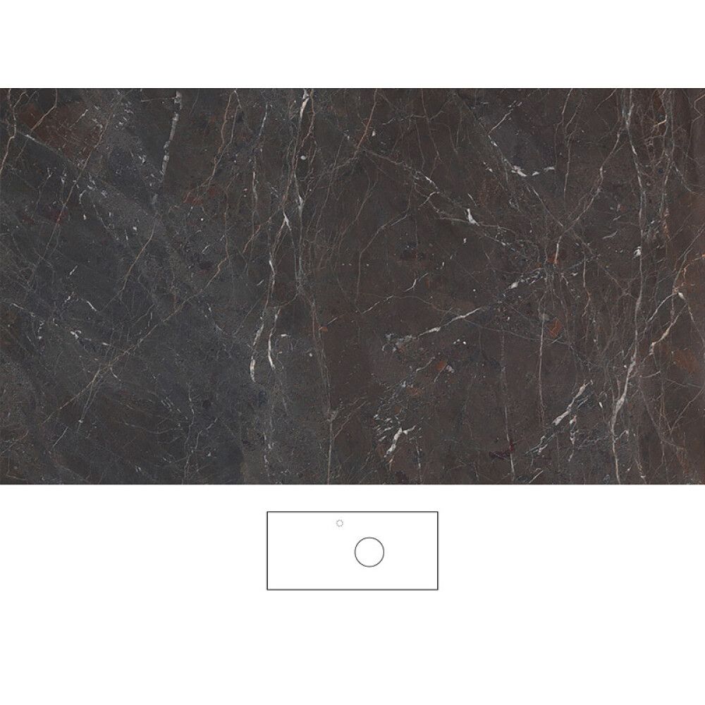 Pöytätaso Svedbergs Epos Brecc oikea 101 x 46 cm