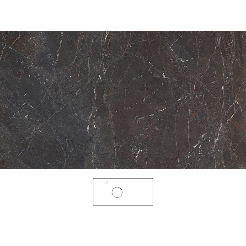 Pöytätaso Svedbergs Epos Brecc vasen 101 x 46 cm