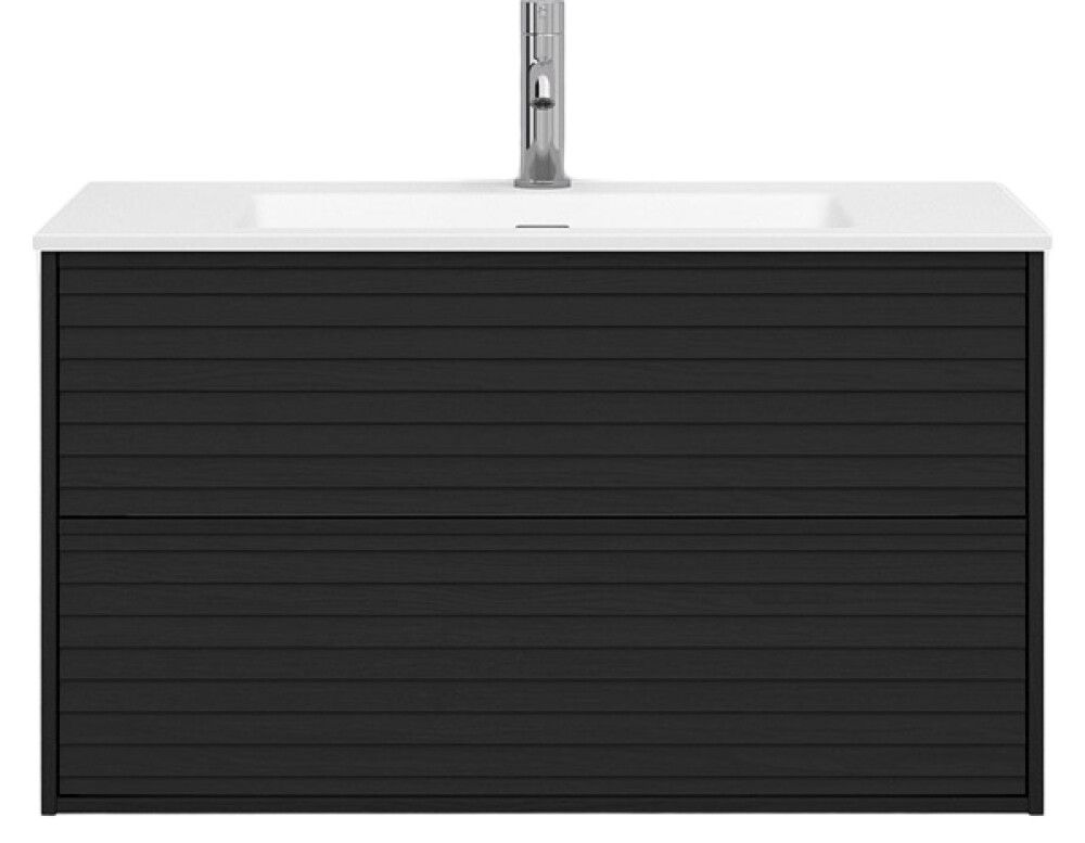 Allaskaappi Svedbergs Epos Jalusi musta saarni 80 x 45 cm