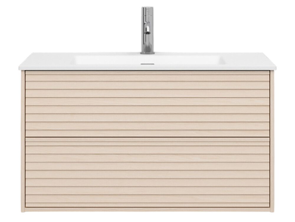 Allaskaappi Svedbergs Epos Jalusi vaalea saarni 80 x 45 cm