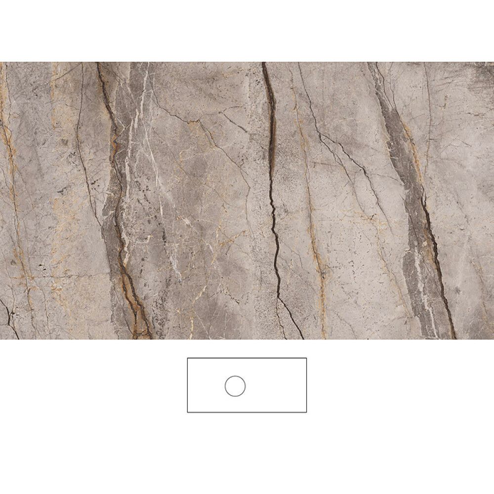 Pöytätaso Svedbergs Epos Silva vasen 101 x 46 cm