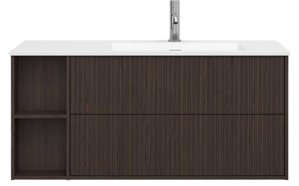 Allaskaappi Svedbergs Epos Svall tumma saarni 100 x 45 cm, oikea