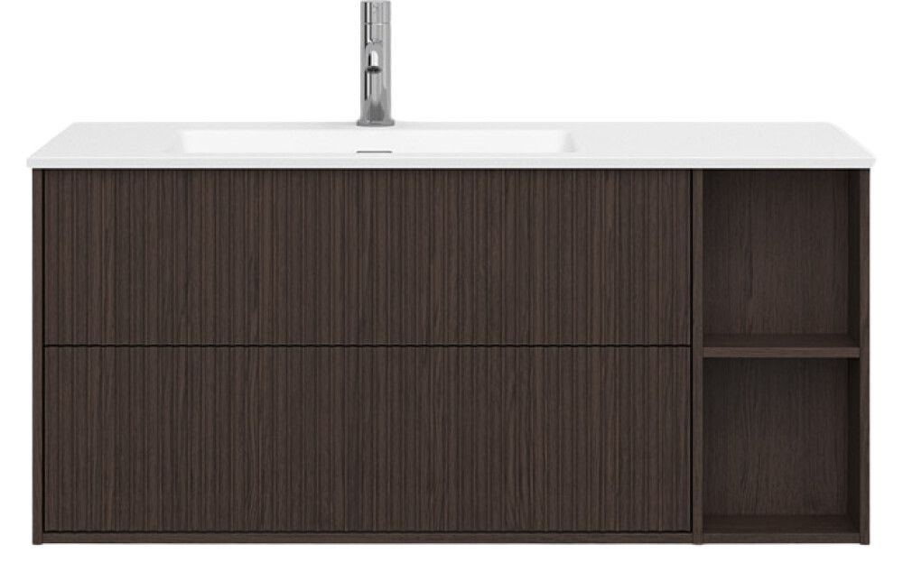 Allaskaappi Svedbergs Epos Svall tumma saarni 100 x 45 cm, vasen