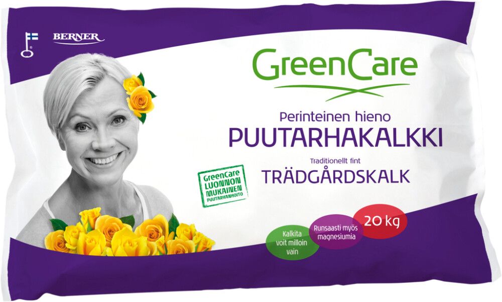Puutarhakalkki Greencare Hieno 20 kg