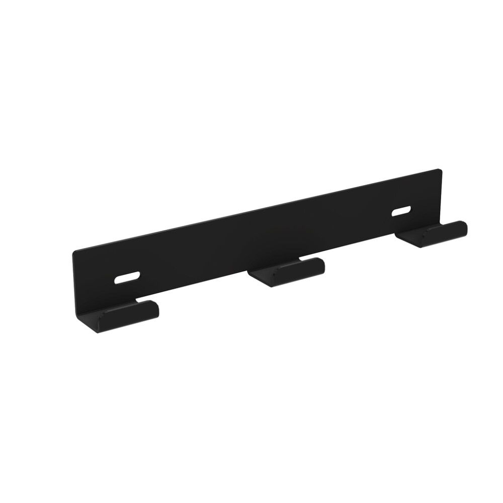Naulakko REI 3-koukkua musta 21,5 cm