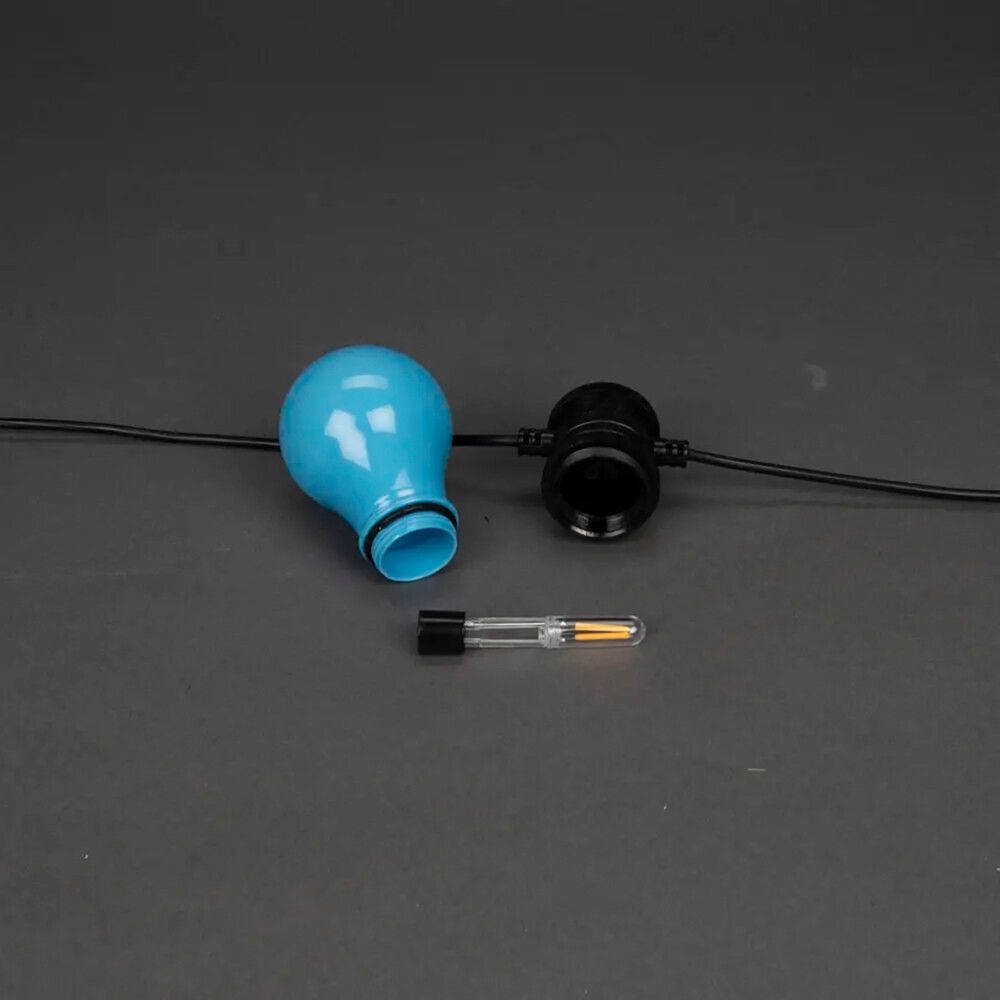 LED-juhlavalosarja Konstsmide 10-os monivärinen 14,5 m