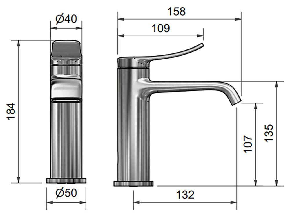 Pesuallashana Svedbergs Lodal lyijynmusta 18,4 cm