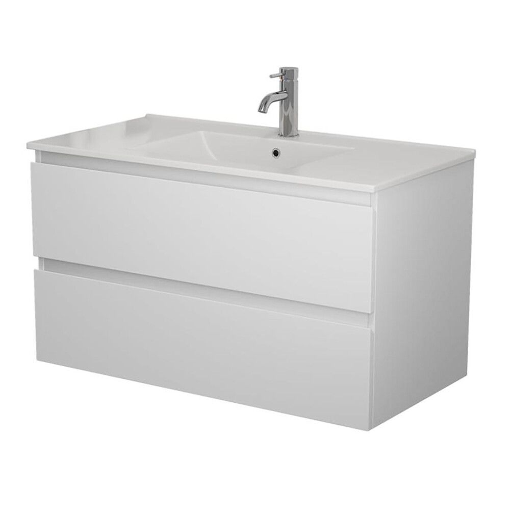 Kalustepaketti Riva Camden valkoinen 90 cm