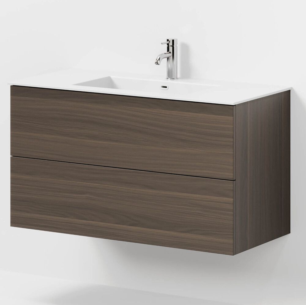 Allaskaappi Camargue Skärgård Classic pähkinäpuu 98,4 x 44,8 x 55 cm