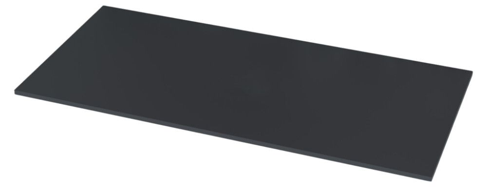 Työtaso Camargue Stensfjord mattamusta 100 x 45 x 1,2 cm