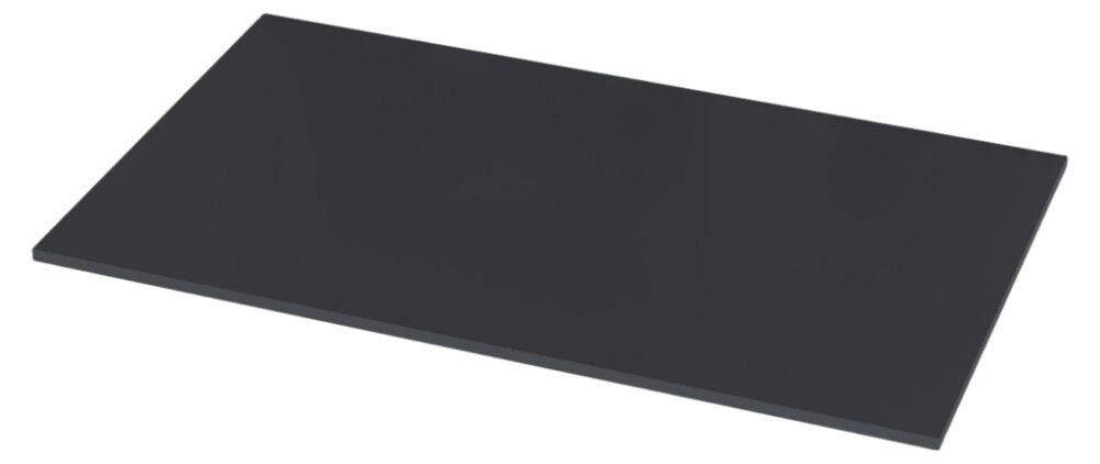 Työtaso Camargue Stensfjord mattamusta 80 x 45 x 1,2 cm